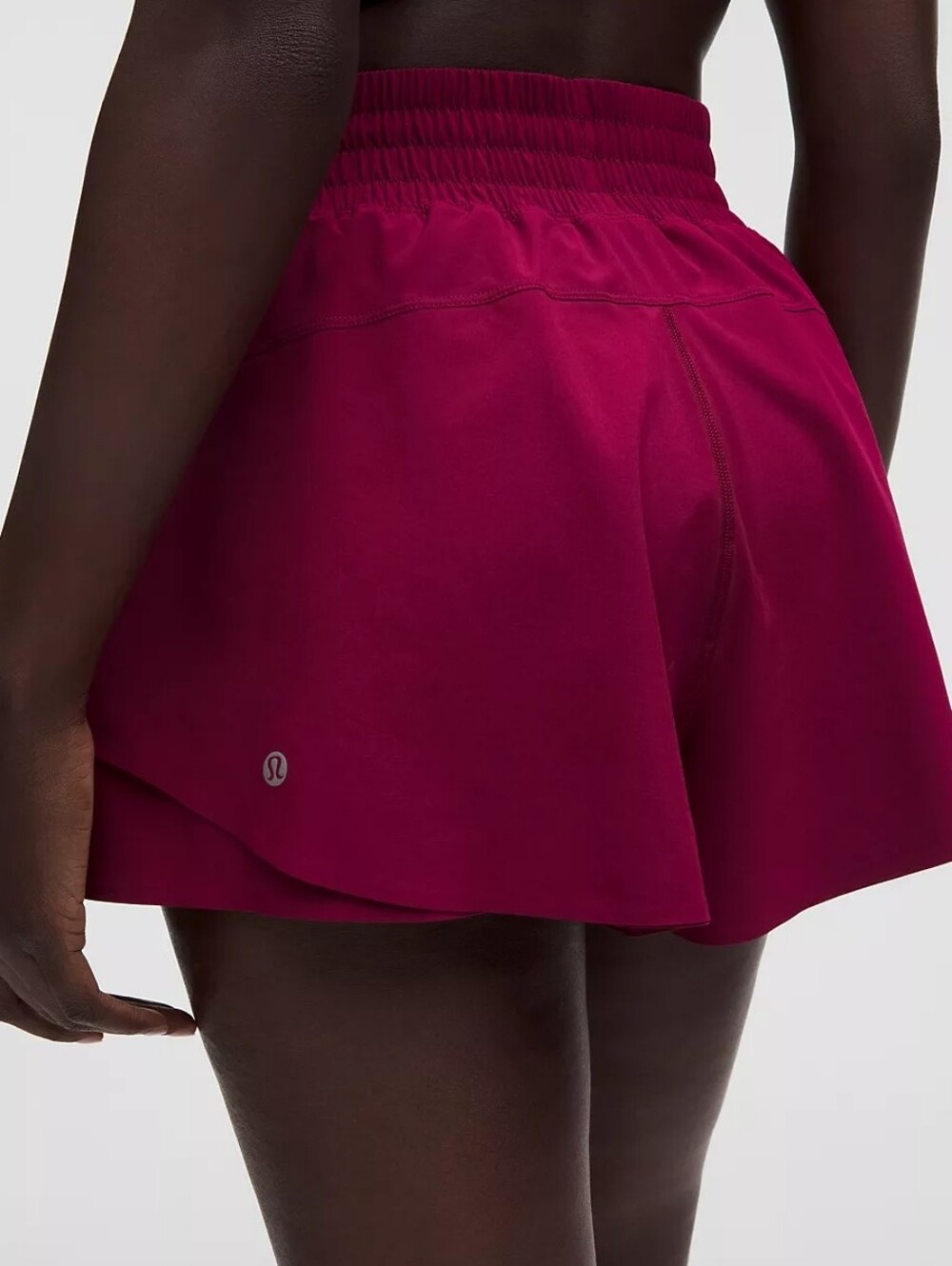 Lululemon Shake It Out High-Rise Run Short 4" Athletic Shorts Raspberry Rave